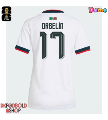 Mexico Orbelin Pineda #17 Udebanetrøje Dame VM 2026 Kort ærmer